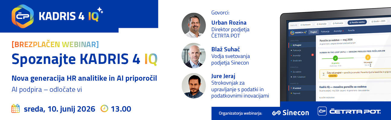 Novice - Webinar: Spoznajte KADRIS 4 IQ