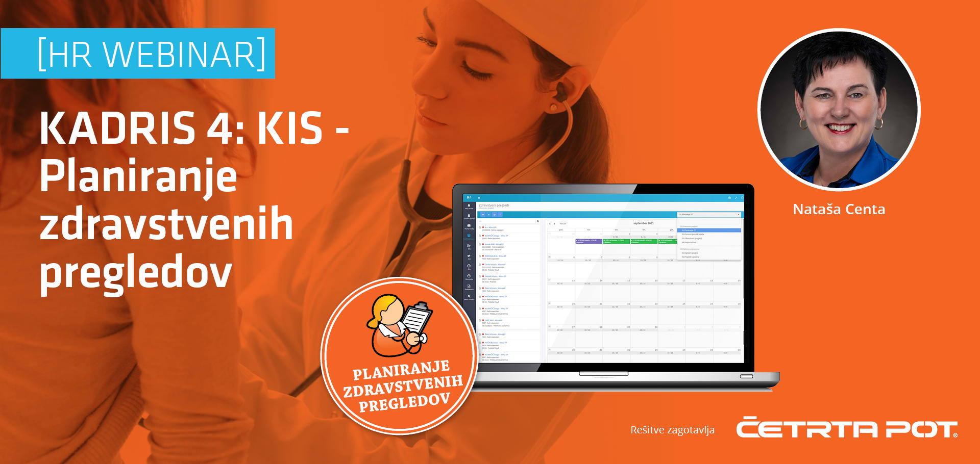 Webinarji - Planiranje zdravstvenih pregledov v KADRIS 4