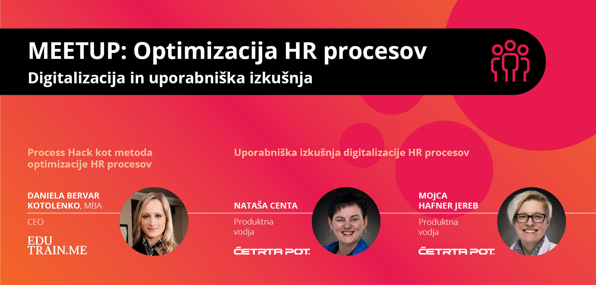 Webinarji - Optimizacija HR procesov - digitalizacija in uporabniška izkušnja