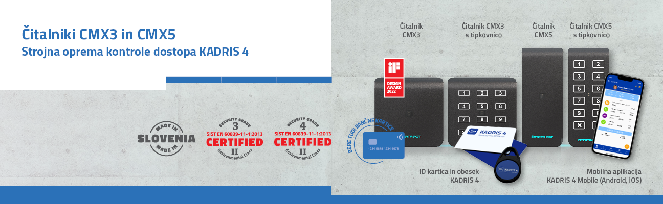 Letaki in brošure - Čitalniki ID medijev CMX3 in CMX5