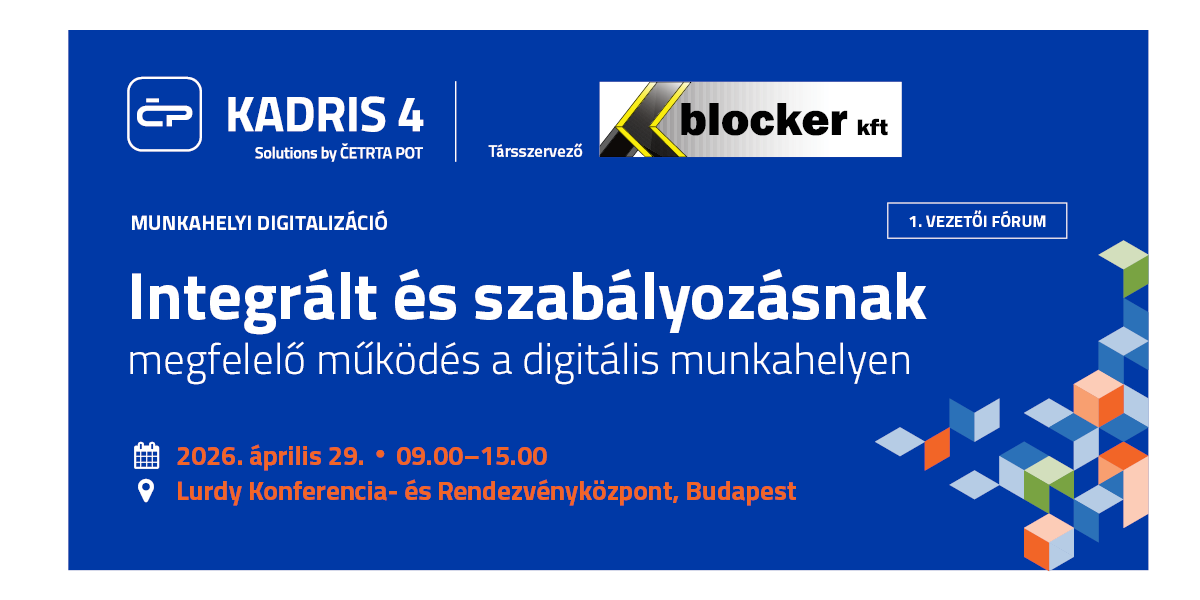 Munkahelyi digitalizáció konferencia 2026 Április