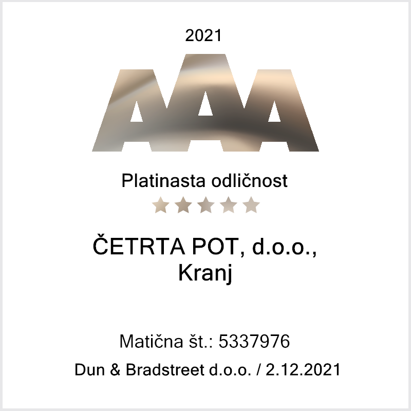 Novice - Že tretje leto zapored platinasti v bonitetni odličnosti AAA